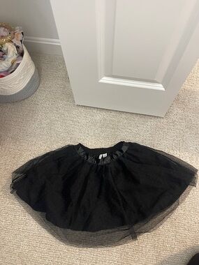 Janie and Jack Black Layered Tulle Skirt